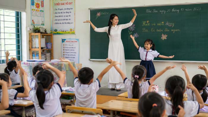Tôi tạo cơ hội cho trẻ thể hiện để tự tin